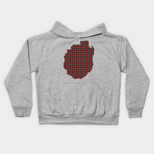 Red Plaid Adirondack Park Kids Hoodie